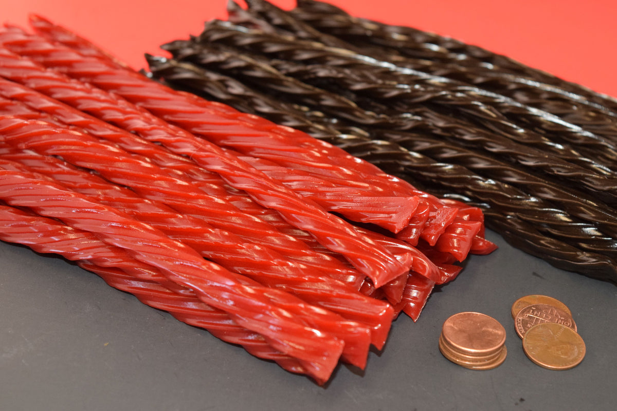 Licorice Twists-Red or Black – Candies Libby Len