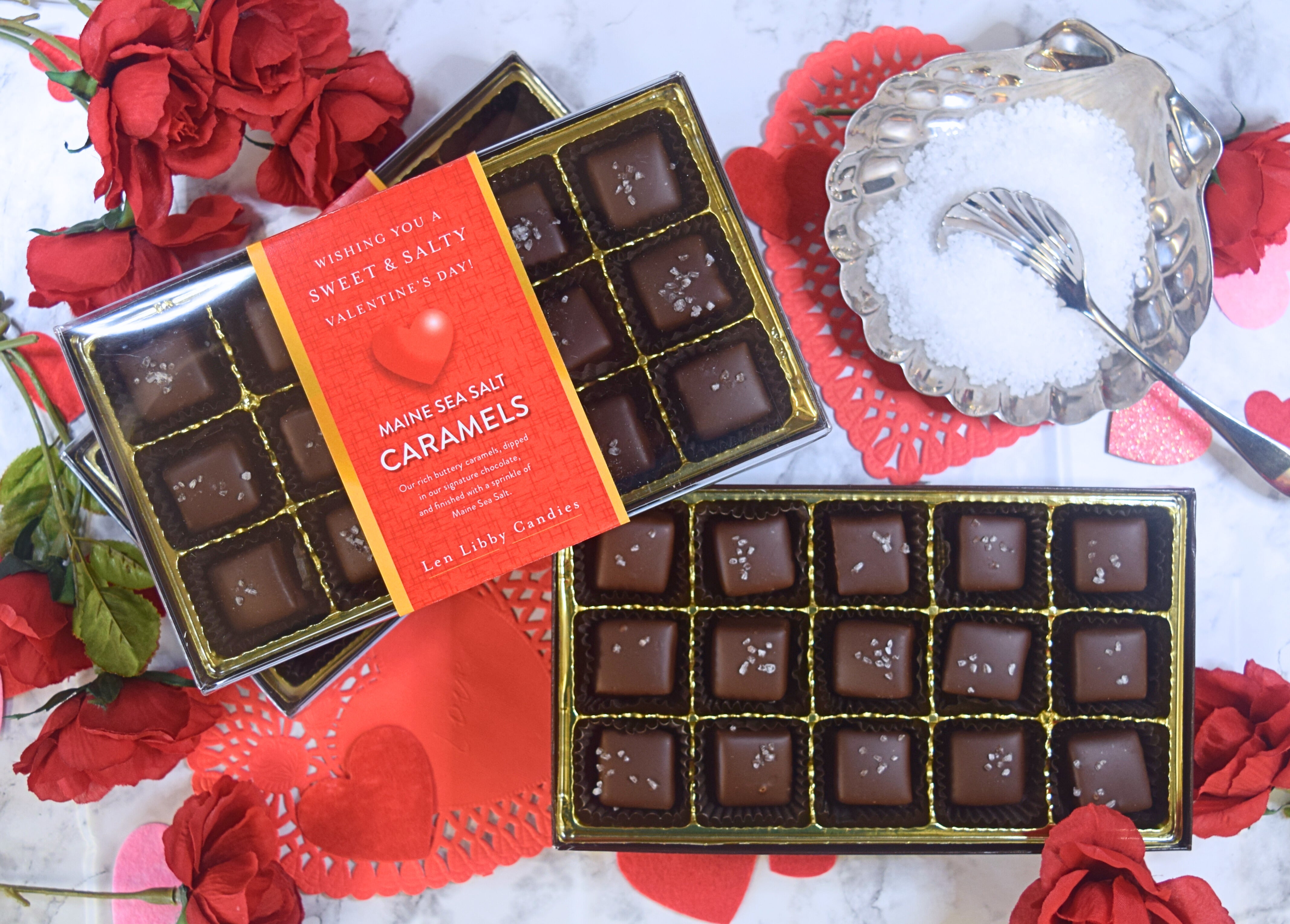 15pc Sea Salt Caramels Gift Box - Valentine's Day