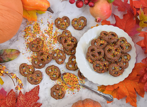 Mini Fall Pretzels