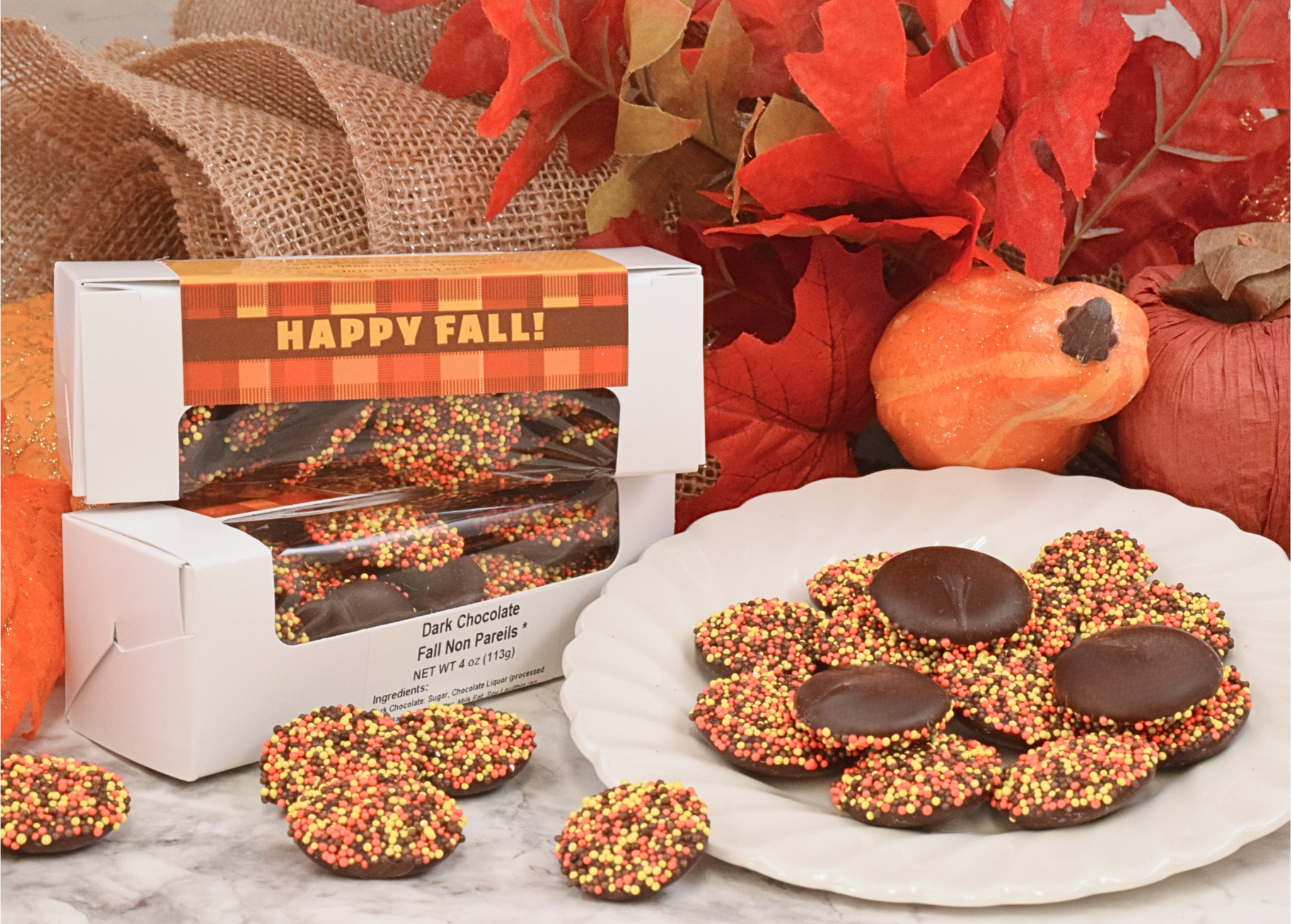 Fall Nonpareils - Dark Chocolate