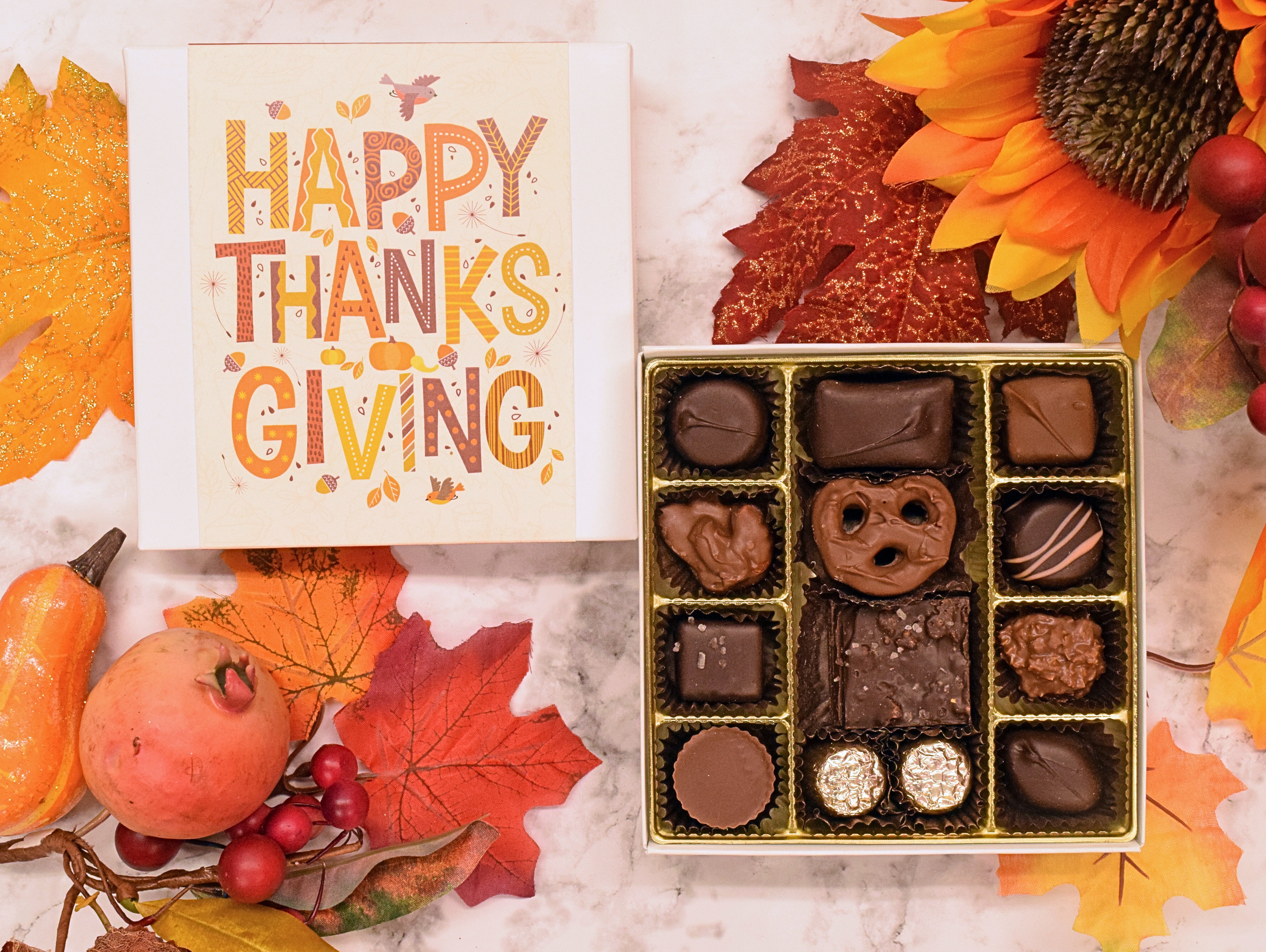 6pc or 16pc Signature Gift Box - Happy Thanksgiving