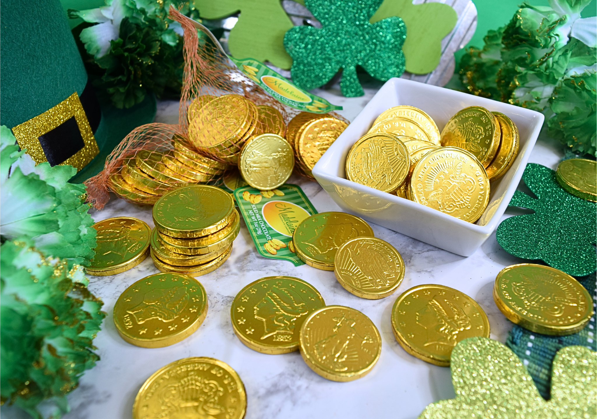 Foiled Gold Coins