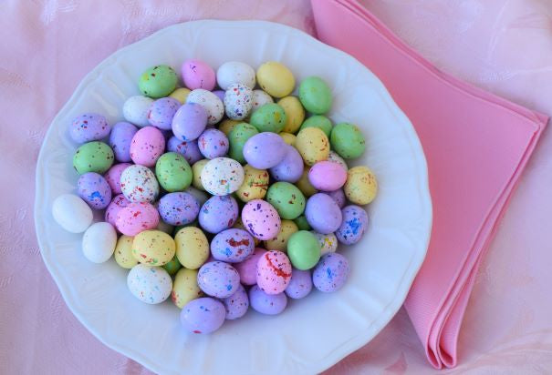 Speckled Chocolate Malted Milk Eggs